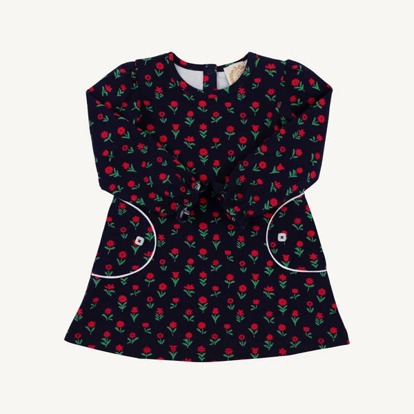 Prescott Farm Flowers with Worth Avenue White Sadie Sweatshirt Dress