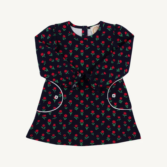 Prescott Farm Flowers with Worth Avenue White Sadie Sweatshirt Dress