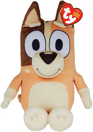 Ty Chilli plush toy with red soft fabric and embroidered facial features, perfect for collectors and plush enthusiasts.