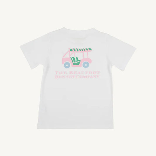 Worth Avenue White with Golf Cart Sir Proper's T-Shirt
