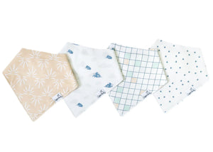 Copper Pearl - Sol Bandana Bib Set (4-Pack)