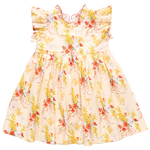 Pink Chicken - Girls Jennifer Dress - Yellow Chicks