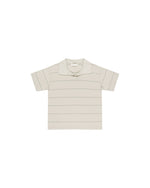 Rylee & Cru - Eucalyptus Stripe Chandler Knit Polo