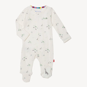 Magnetic Me - Tiny Diny Organic Cotton Magnetic Footie