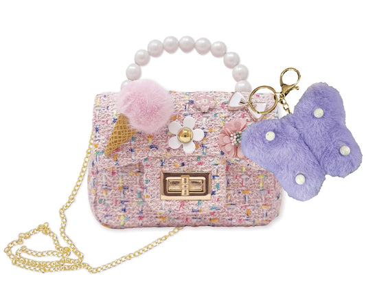 Hot Focus Tiny Mini Crossbody Bag in rainbow colors, featuring a small, vibrant design perfect for casual outings and accessories.