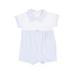 Angel Dear - Blue Stripe Classic Bunny Romper