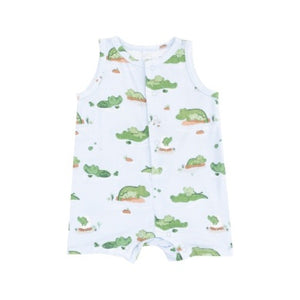 Angel Dear - Alligator Sleeveless Shortie Romper