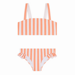 minnow - girls swizzle stripe bandeau bikini