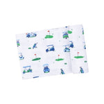 Angel Dear - Vintage Blue Golf Carts Swaddle