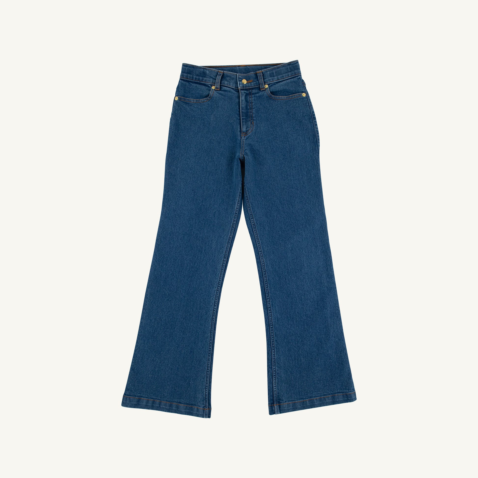 Blue Jamie jeans by The Beaufort Bonnet Company featuring classic denim with subtle fading and a relaxed fit.