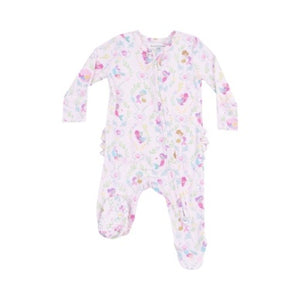 Angel Dear - Mermaids Ruffle Zip Footie