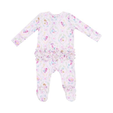 
            
                Load image into Gallery viewer, Angel Dear - Mermaids Ruffle Zip Footie
            
        