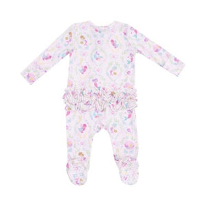 Angel Dear - Mermaids Ruffle Zip Footie