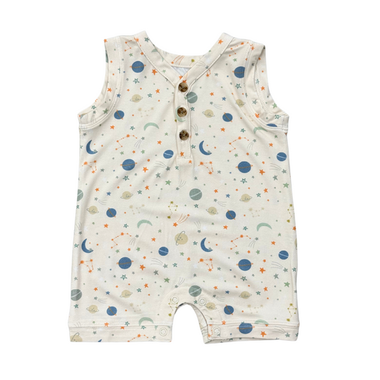 Planets Boys Sleeveless Romper