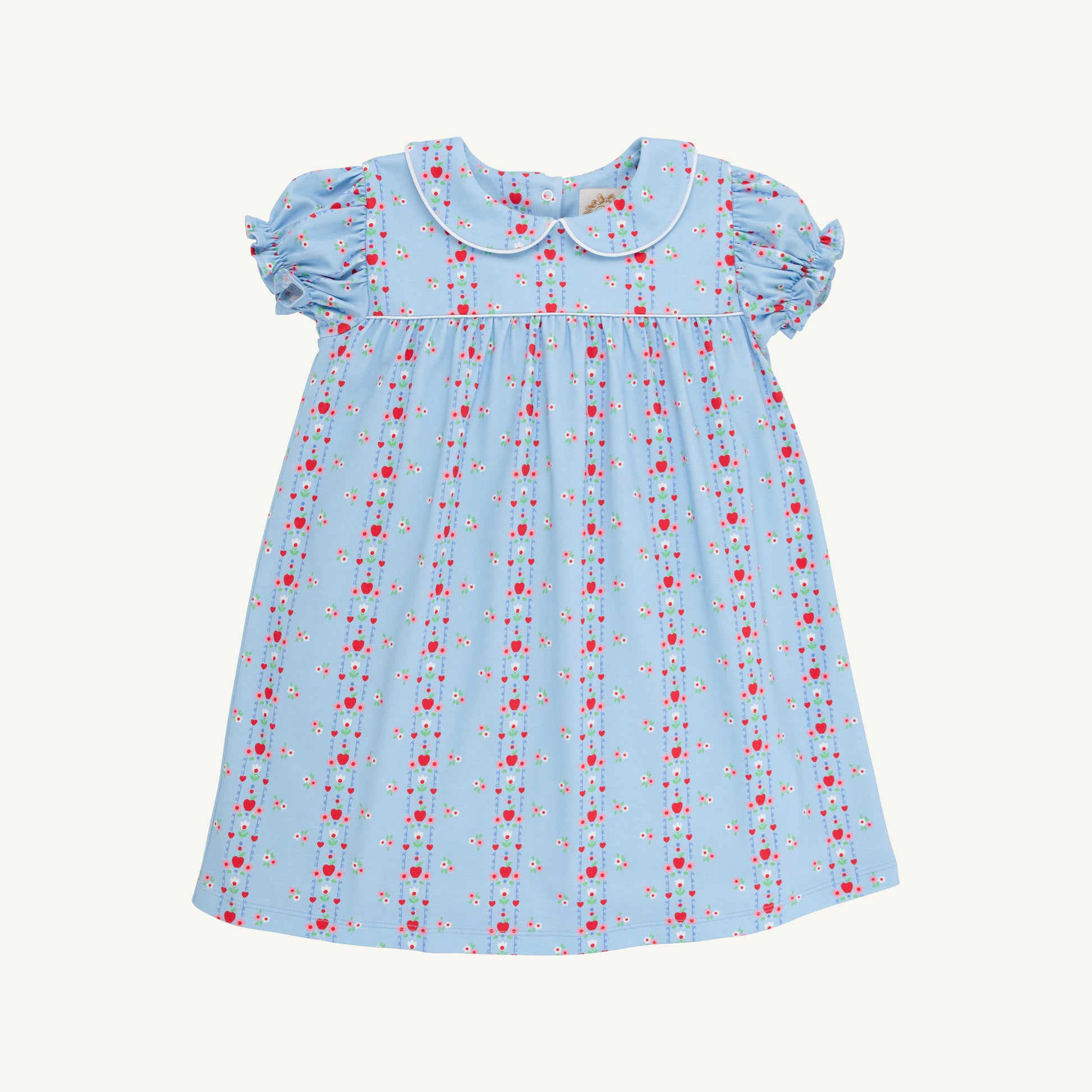 The Beaufort Bonnet Company First Day Flowers, Worth Ave White, and Richmond Red Holly Day Dress for children.