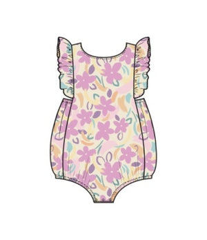 Angel Dear - Painty Daisy Sunsuit