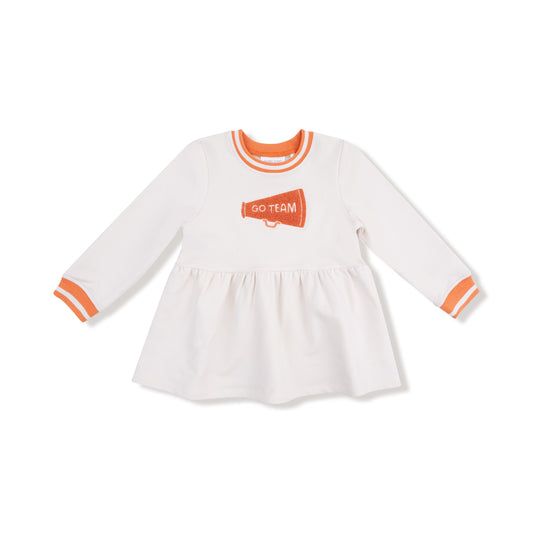 Go Team Varsity White Dress