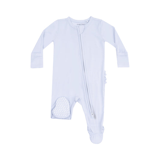 Arctic Ice Ruffle Zip Footie
