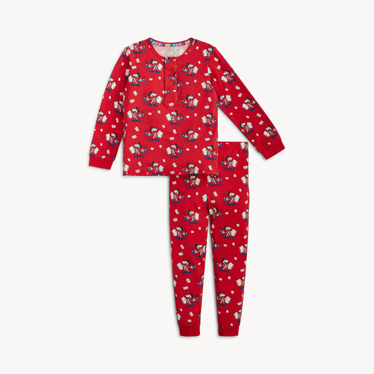 Red Cocoa Club Right Fit L/s Pajama