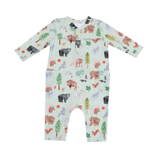 American Woodland Animals Romper