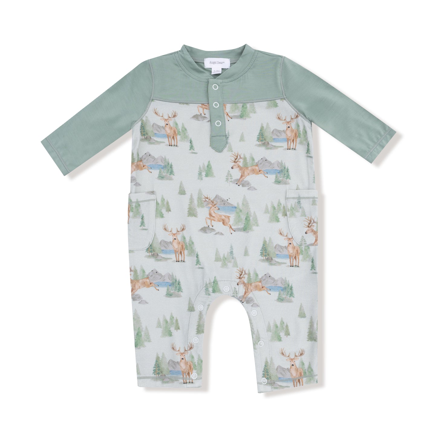 Buck Deer Raglan Romper