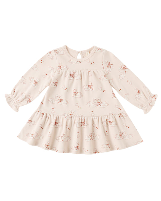 Swans Tiered Jersey Dress