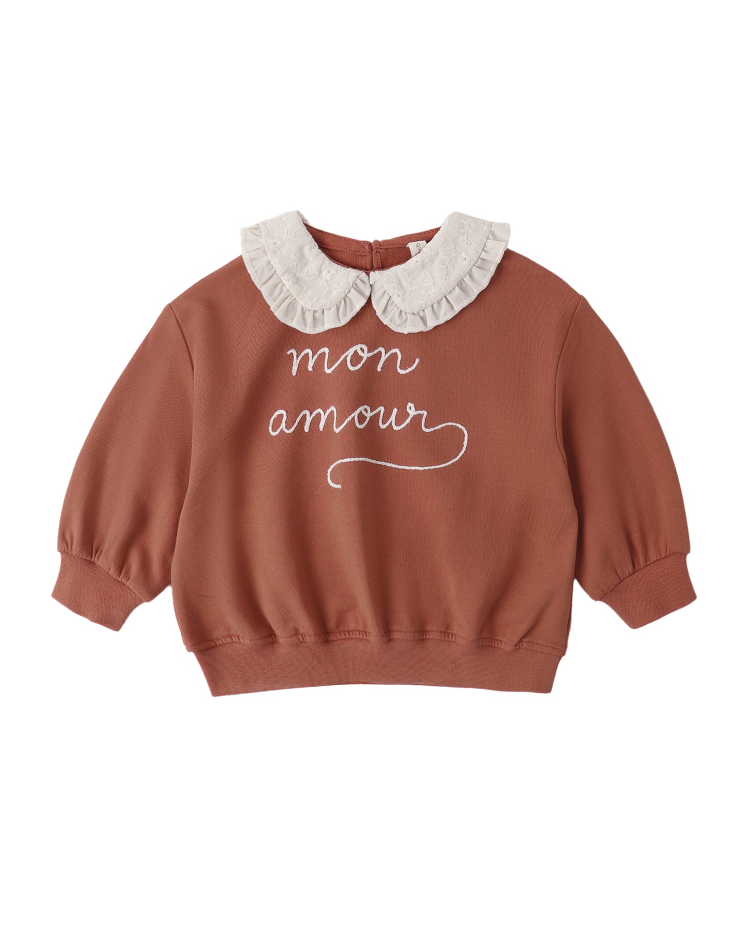 Mon Amour Collared Sweatshirt