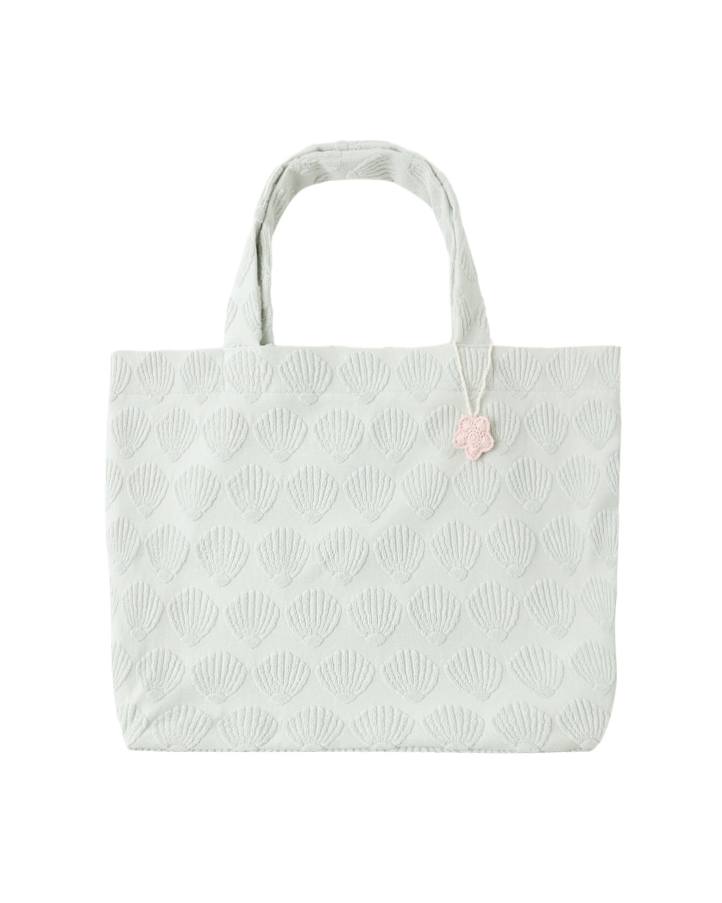 Rylee & Cru Terry Beach Bag in soft terry cloth, featuring a spacious interior and stylish design for summer outings.