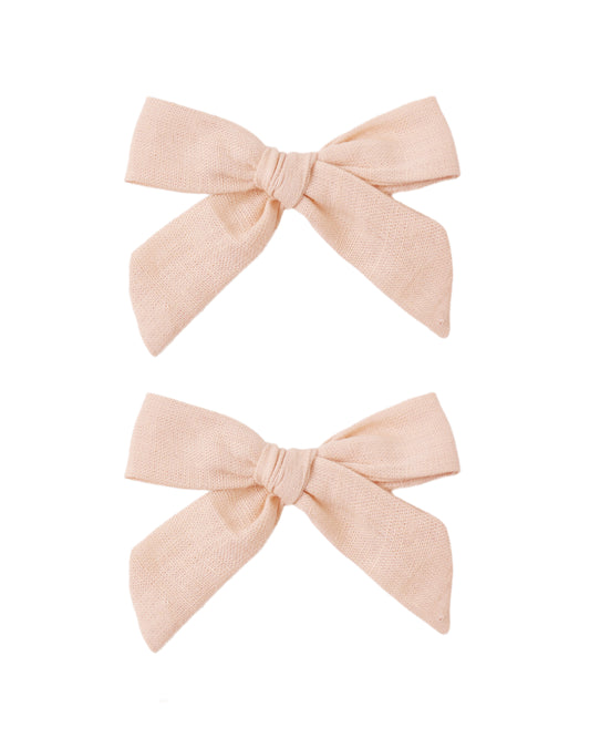 Blush Bows Set of 2