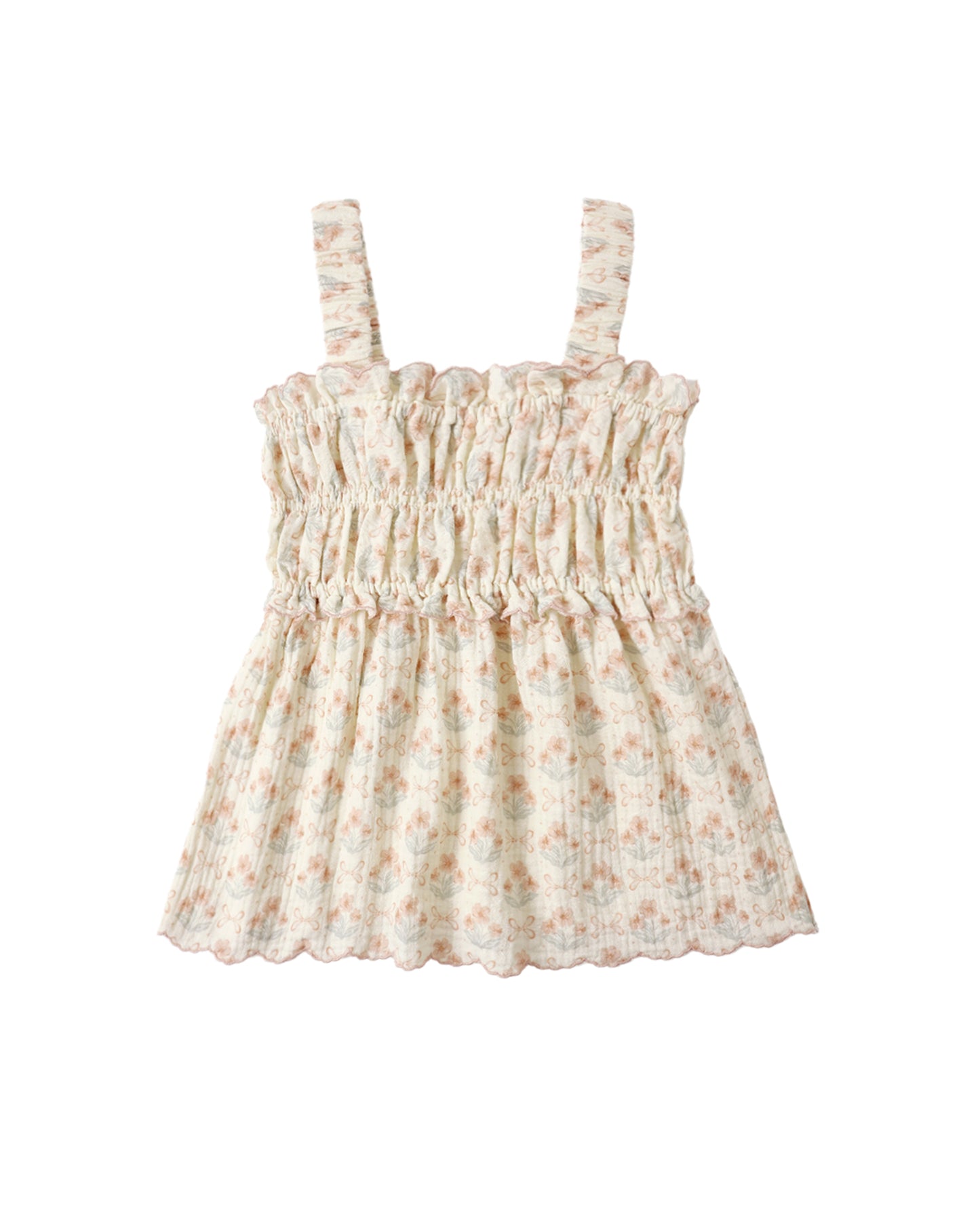 Blossom Smocked Tank