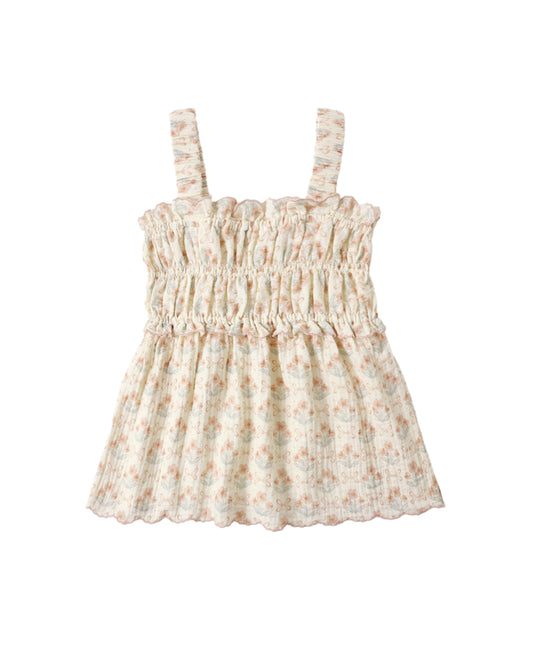 Blossom Smocked Tank