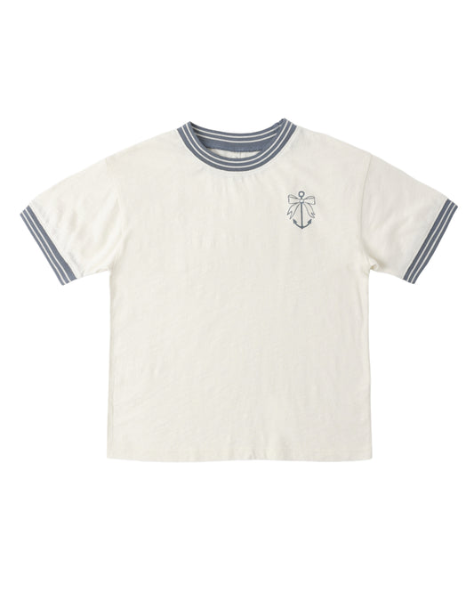 Anchor Bow Ringer Tee