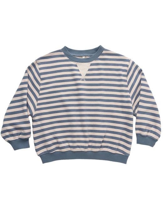 Marine Stripe Oversized Crew
