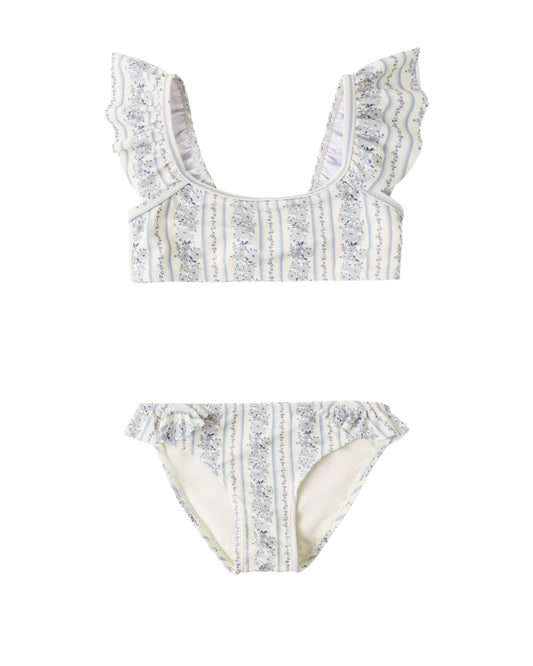 Blue Floral Hanalei Two Piece