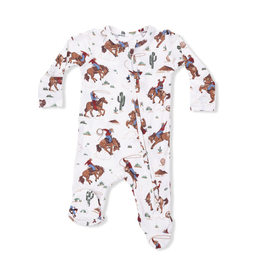 Buckaroo Western 2 Way Zipper Footie