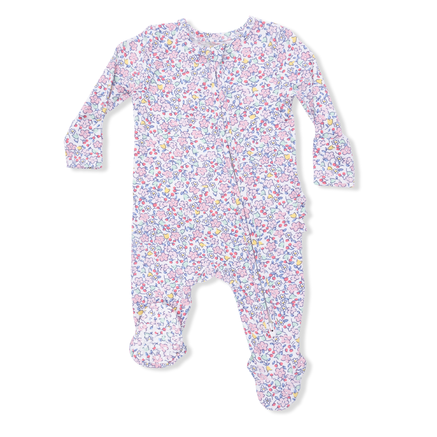 Elizabeth's Garden Ruffle Footie