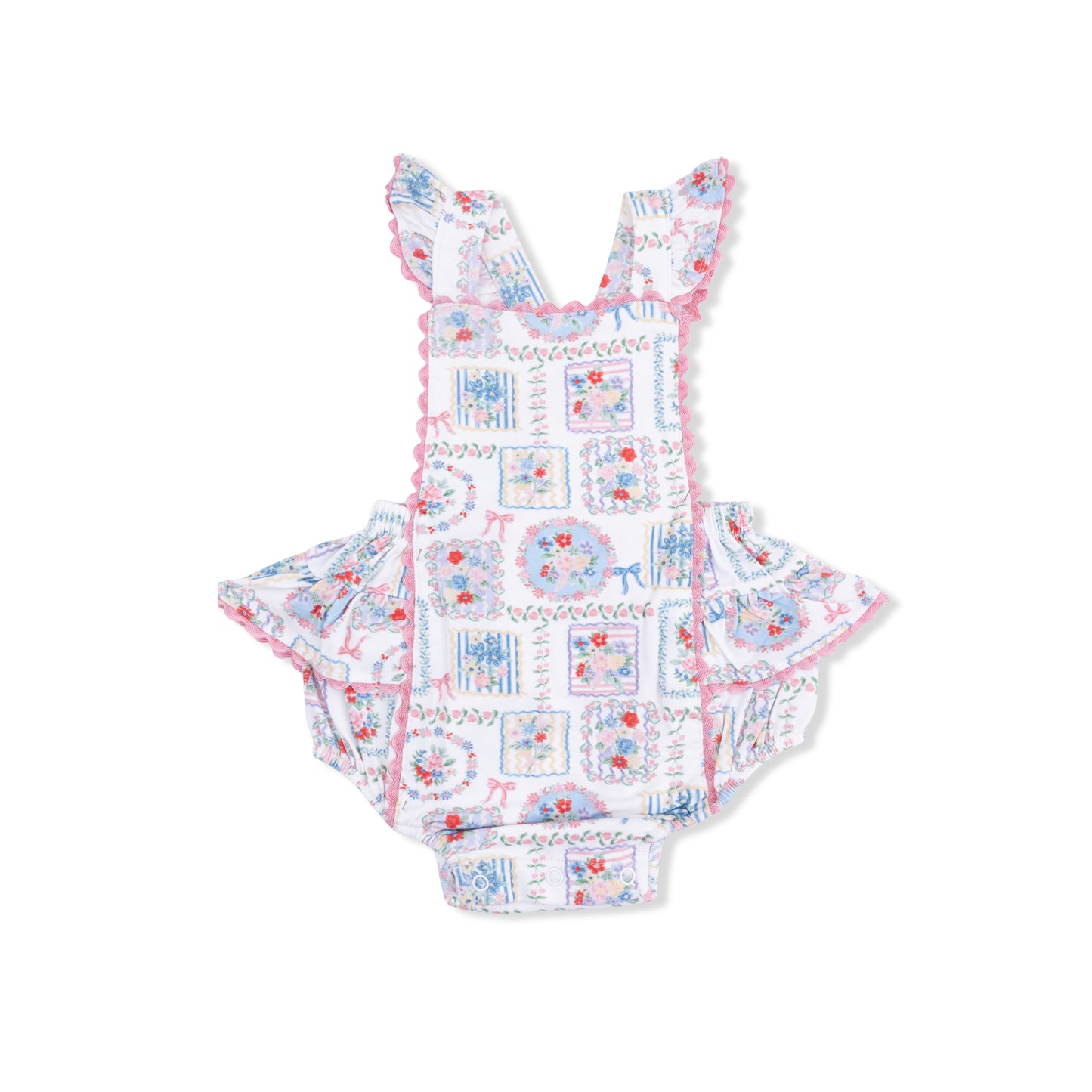 Julep's Floral Patchwork Sunsuit