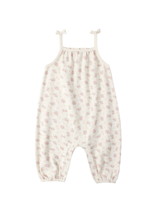 Flower Field Smocked Jumpsuit