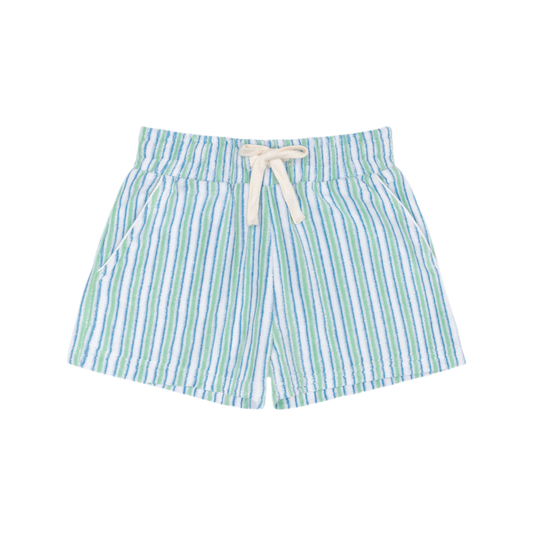 boys tamarin stripe french terry short
