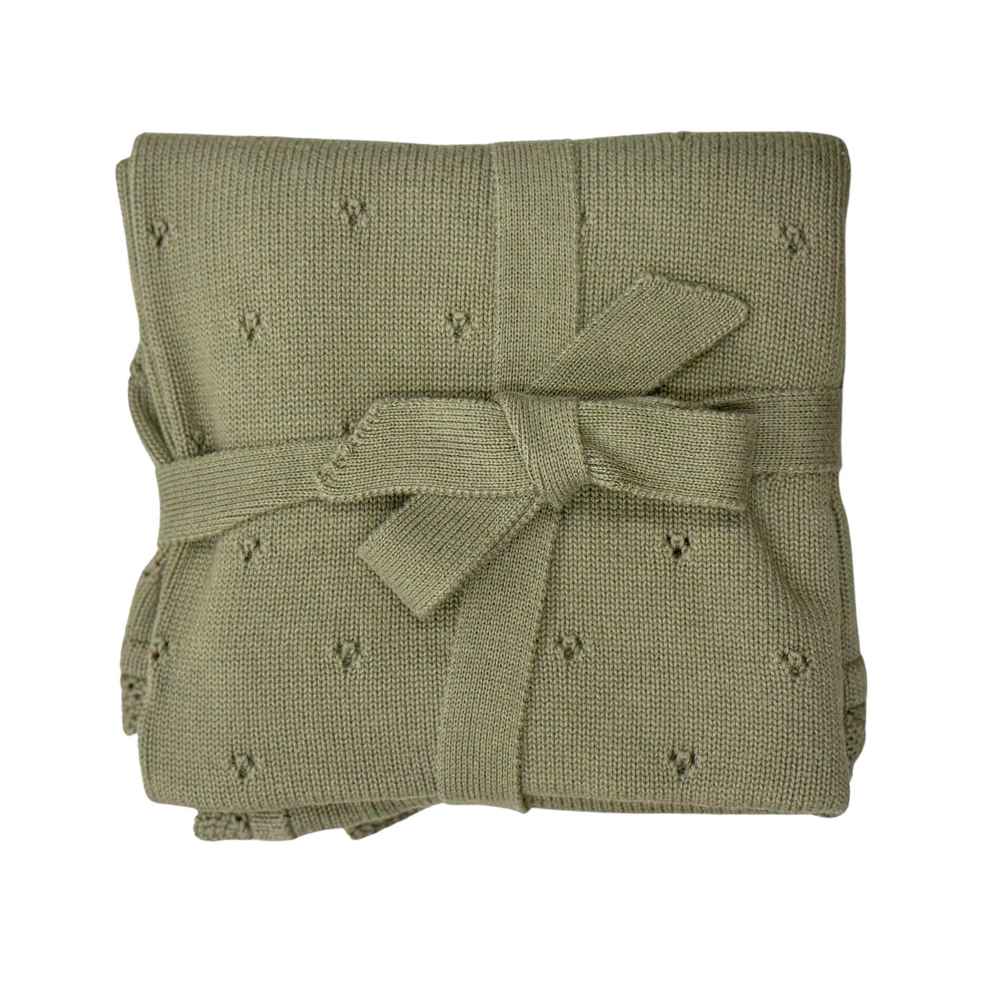 Woodland Moss Knit Blanket