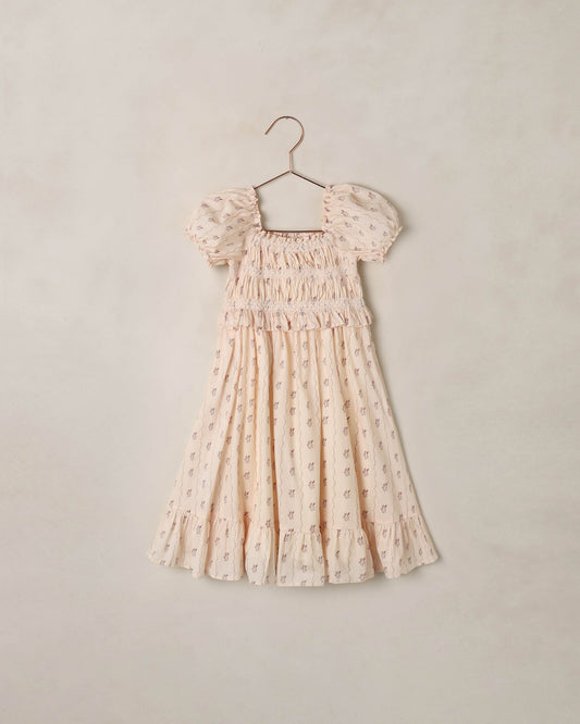 Noralee Floral Stripe Maggie Dress featuring vibrant floral and stripe pattern, lightweight fabric, and sleeveless design.