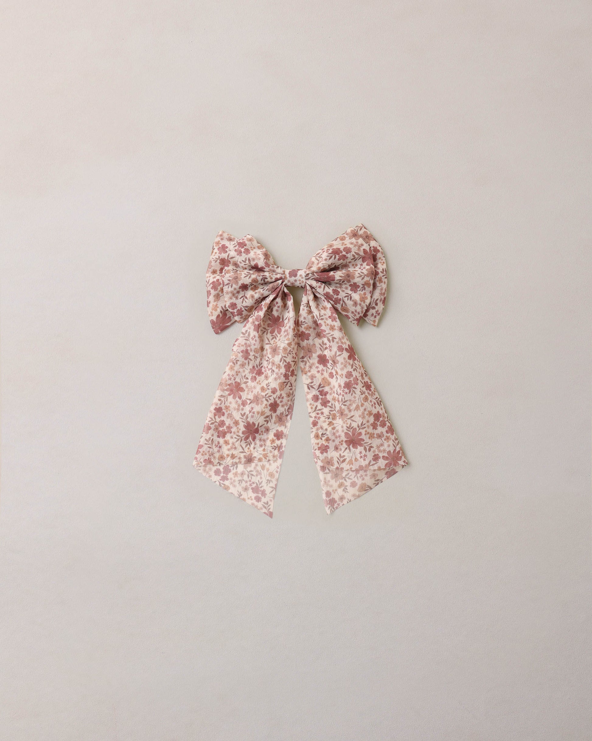 Noralee Harvest Bloom Alice Bow in soft pastel colors, featuring a large decorative bow for girls' accessories.