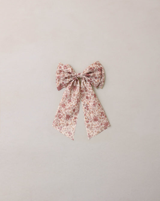Noralee Harvest Bloom Alice Bow in soft pastel colors, featuring a large decorative bow for girls' accessories.