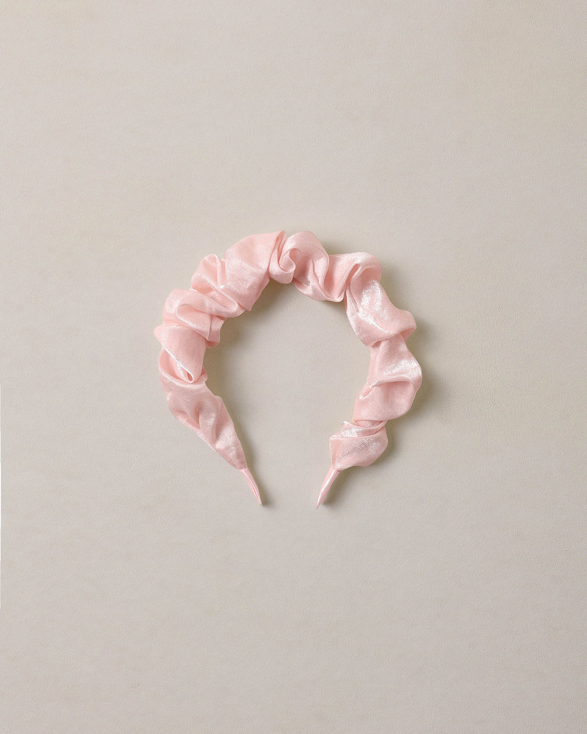 Noralee Rose Shimmer Gathered Headband with soft fabric and gathered design, perfect for stylish accessories.