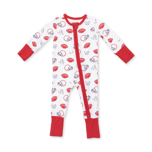 Touchdown Time Convertible Zip Romper