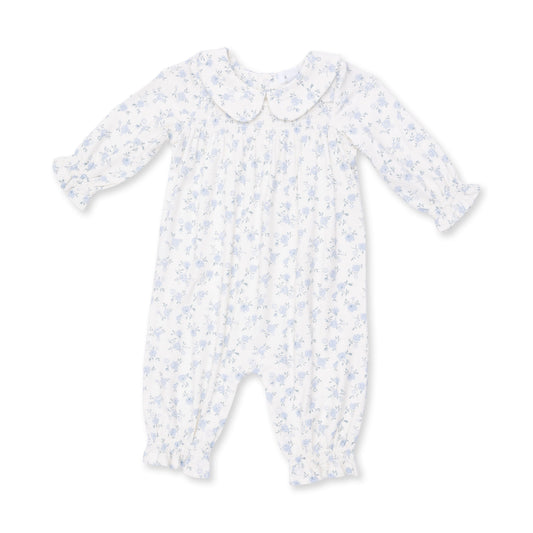 Rose Briar Smocked Long Sleeve Romper