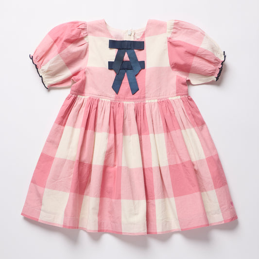 Pink Checks Hermione Dress