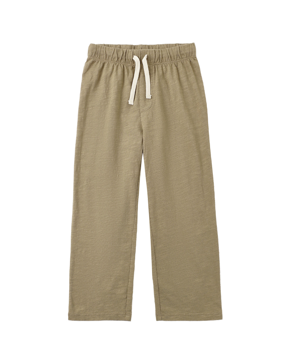 Olive Rory Pant by Rylee & Cru, soft olive green toddler pants with elastic waistband and relaxed fit, perfect for everyday wear.