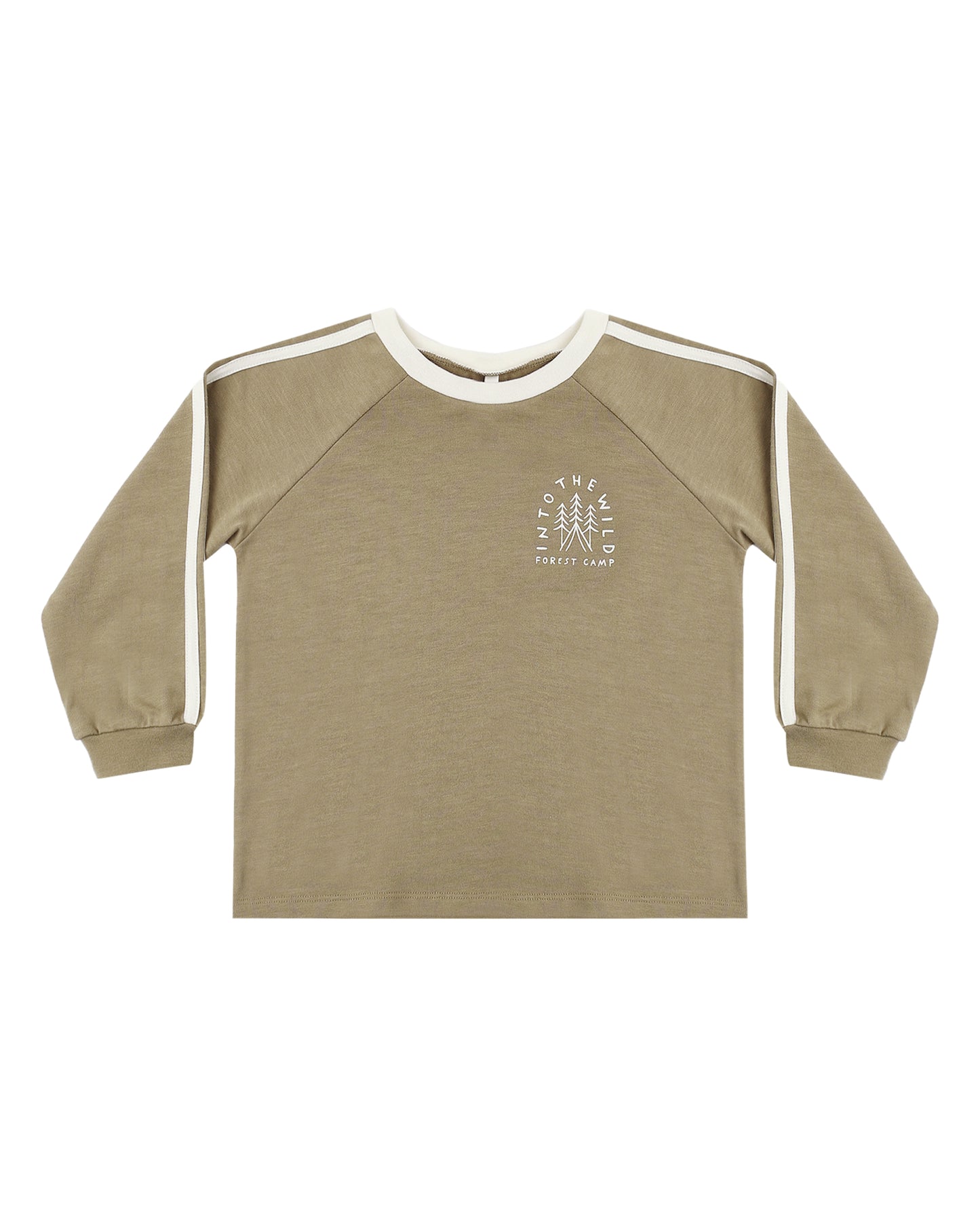 Rylee & Cru Into the Wild long sleeve jersey tee with nature-inspired print and comfortable fit, casual children’s clothing.