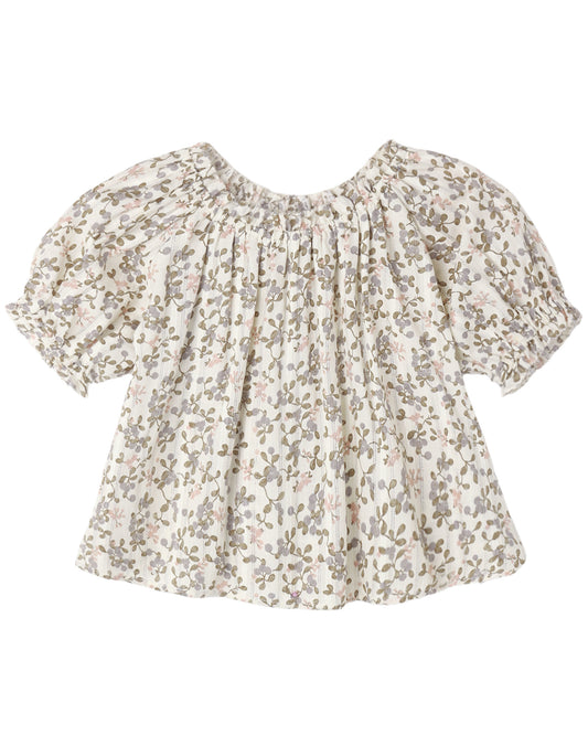 Rylee & Cru Winter Garden Swing Top, a cozy, floral-patterned blouse with long sleeves and a relaxed fit.